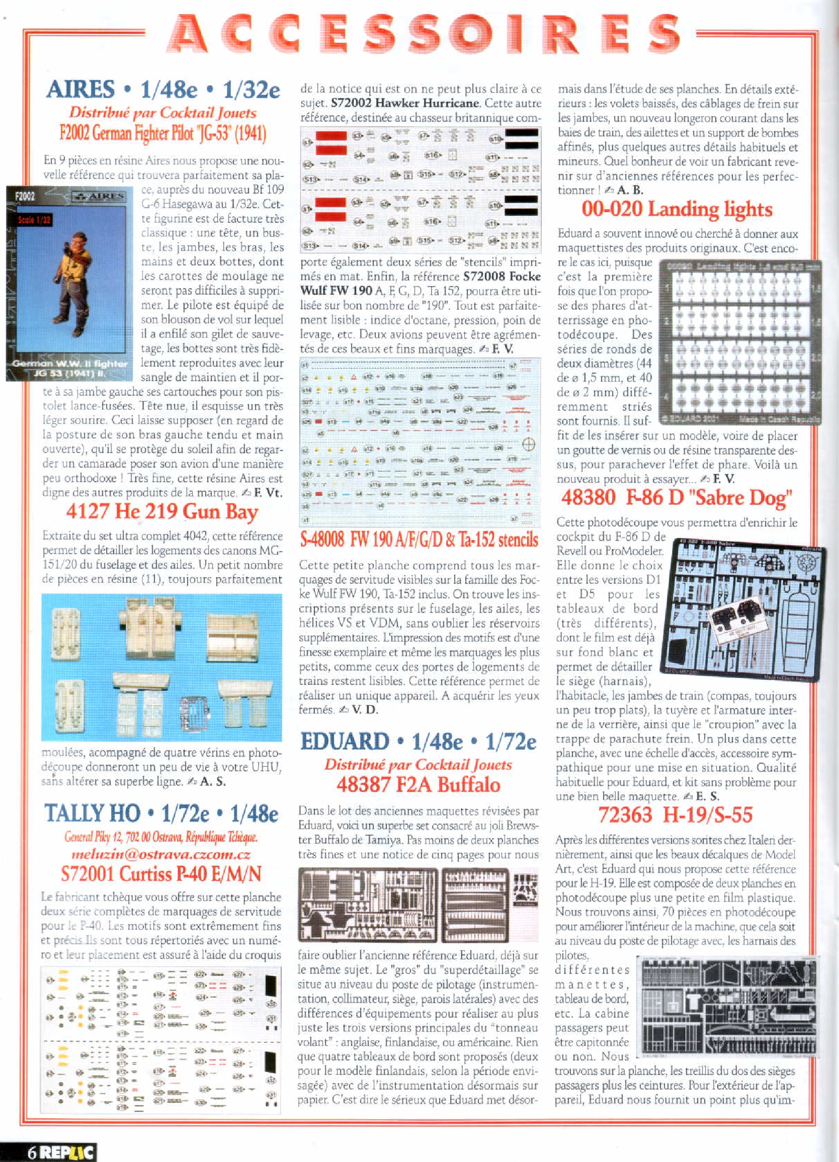 Replic 129 - Bf-108B Taifun, CAMS 37 A, Fairey Firefly Mk I, Jean Demozay